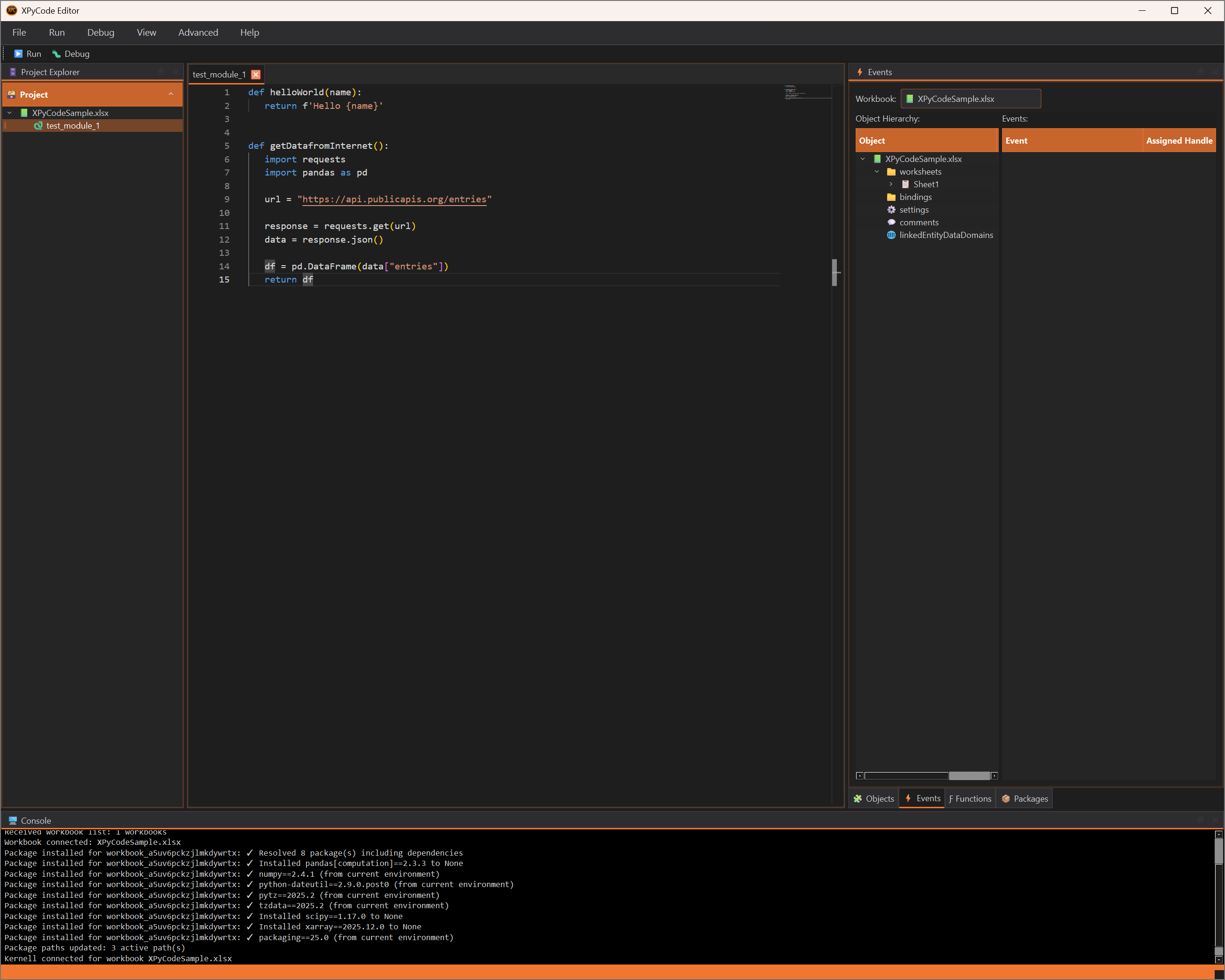 XPyCode IDE Overview
